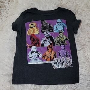 Disney, Star Wars, Graphic Tee - Black, Boy's Size 4T